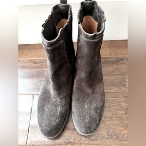 Via Spiga booties Suede dark brown as 6